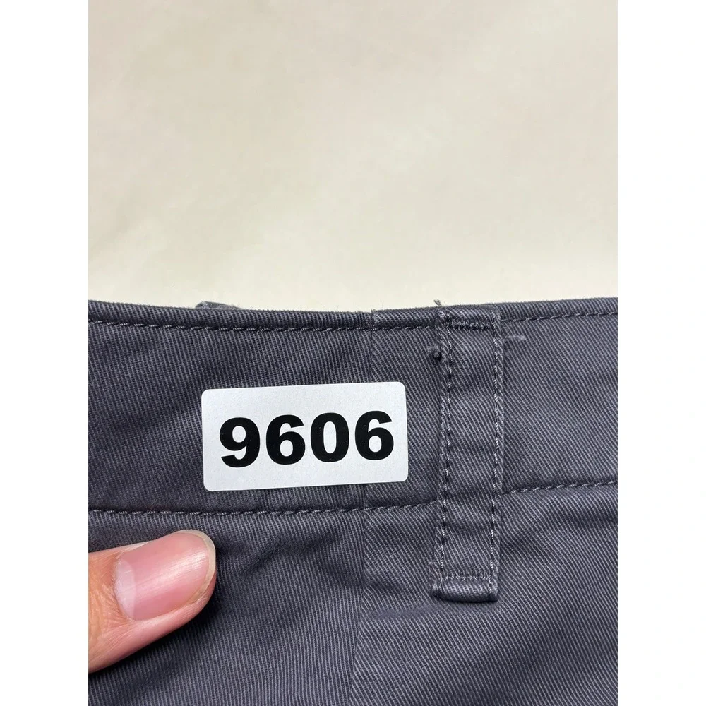 NWT Banana Republic Mens Wide Leg Chino Pants Gray 100% Cotton 32x30 $120